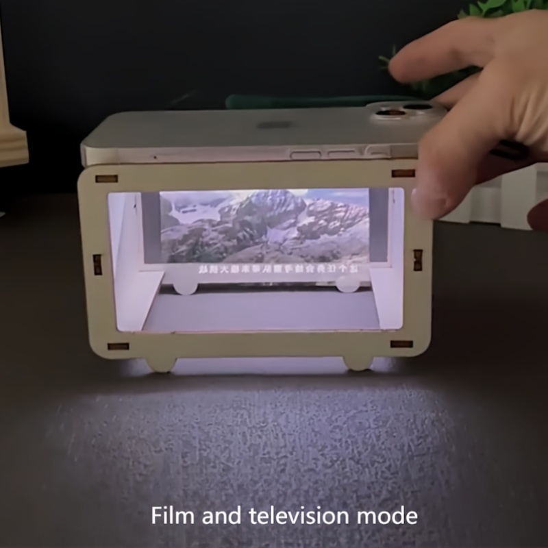 Home Cinema Experience - Projetor Holográfico 3D DIY para Telefone,