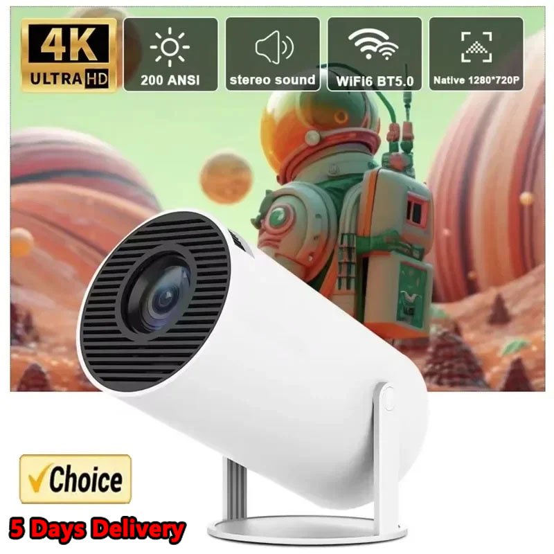 Home Cinema Projector 4K - Novo Projetor 4K Android 11 Mini