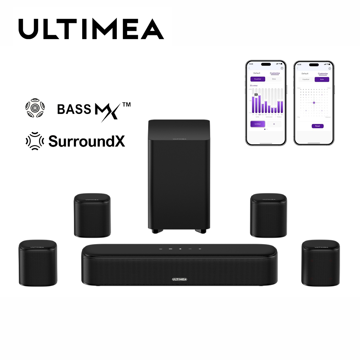 Home Cinema Ultimea - Barra de som surround virtual ULTIMEA