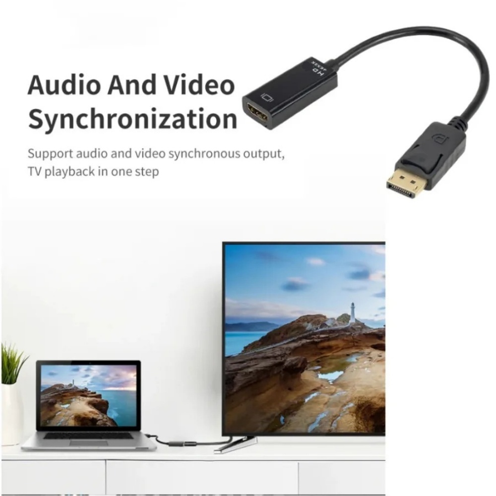 Adaptador DP para HDMI 4K 60Hz - Home Cinema Projector 4K avaliação e preço