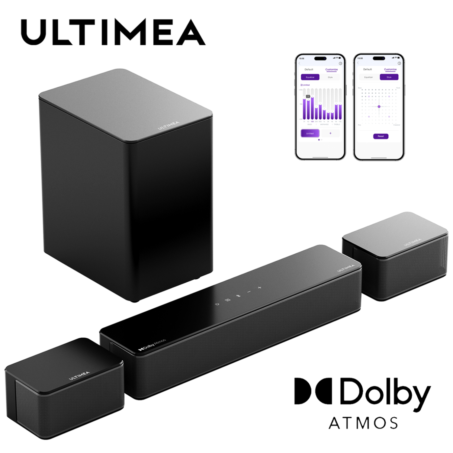 ULTIMEA Soundbar 5.1 com Dolby - Home Cinema Ultimea avaliação e preço