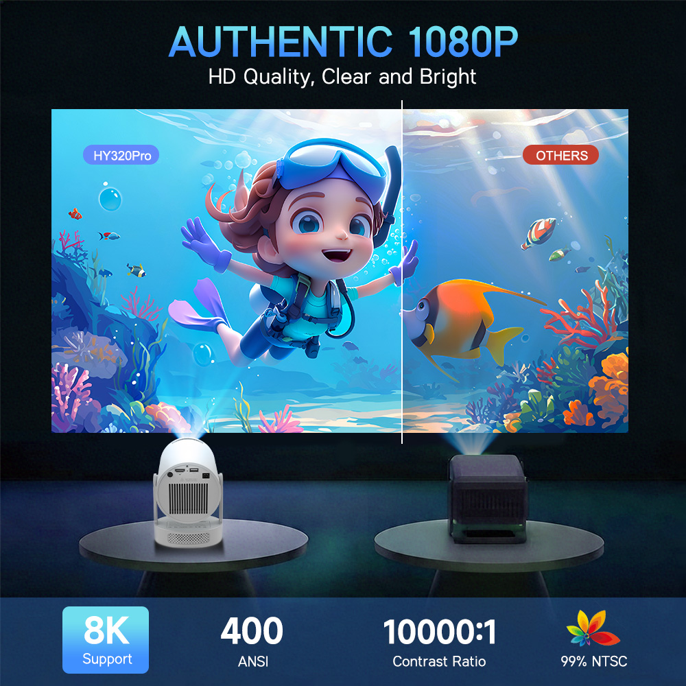 Projetor Magcubic Android 14 N - Home Cinema Led Projector avaliação e preço