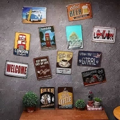 Placa de Metal Decorativa Vint - Home Cinema Room Design avaliação e preço