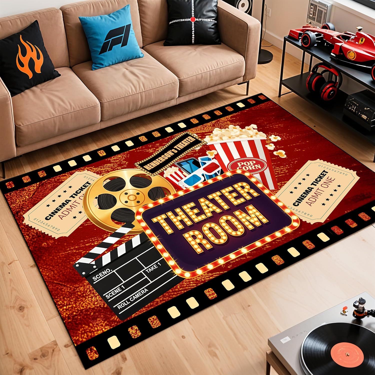 Tapete de Cinema Personalizado - Home Cinema Experience avaliação e preço