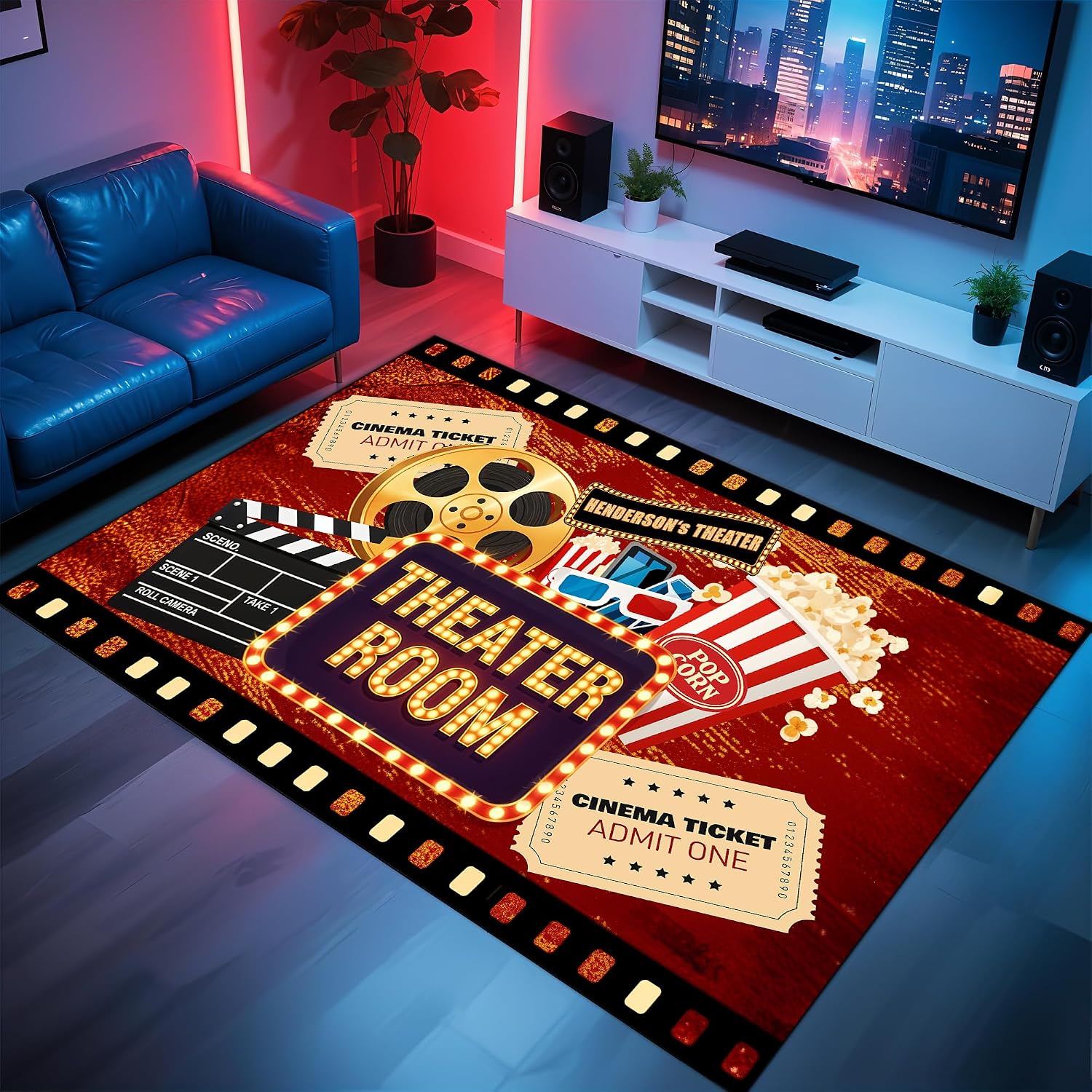 Tapete de Cinema Personalizado - Home Cinema Experience avaliação e preço