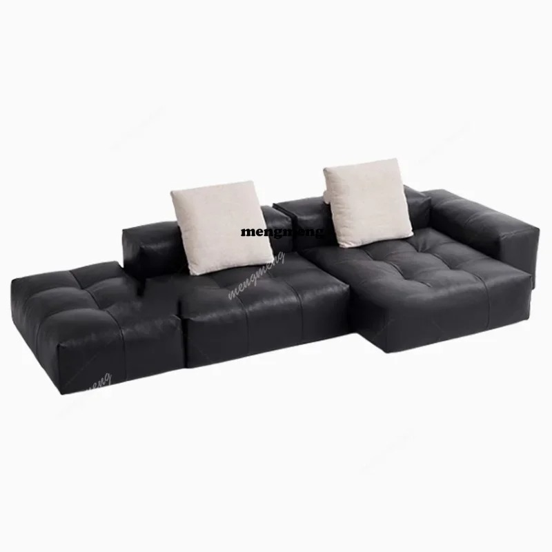 Sofá Nórdico de Couro Compacta - Home Cinema Room Design avaliação e preço