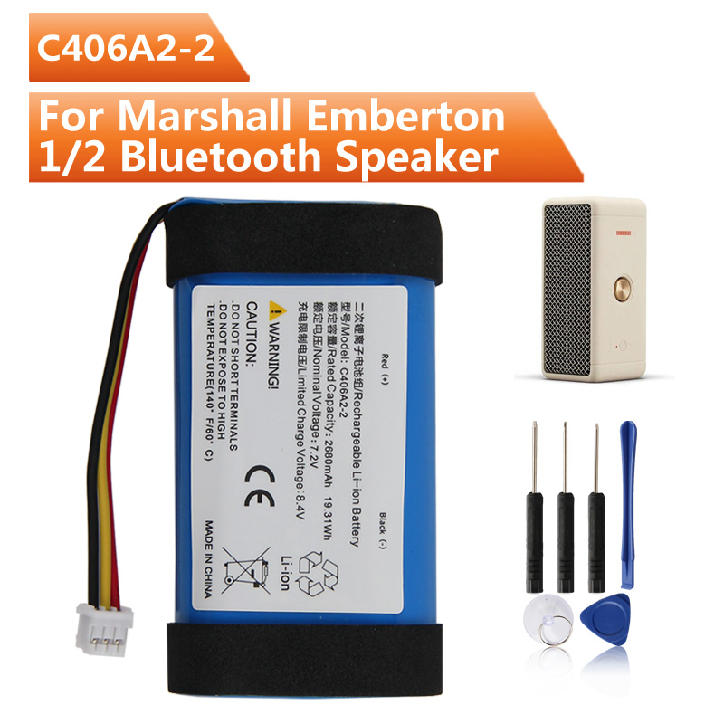 Nova bateria de substituição C - Home Cinema Marshall avaliação e preço