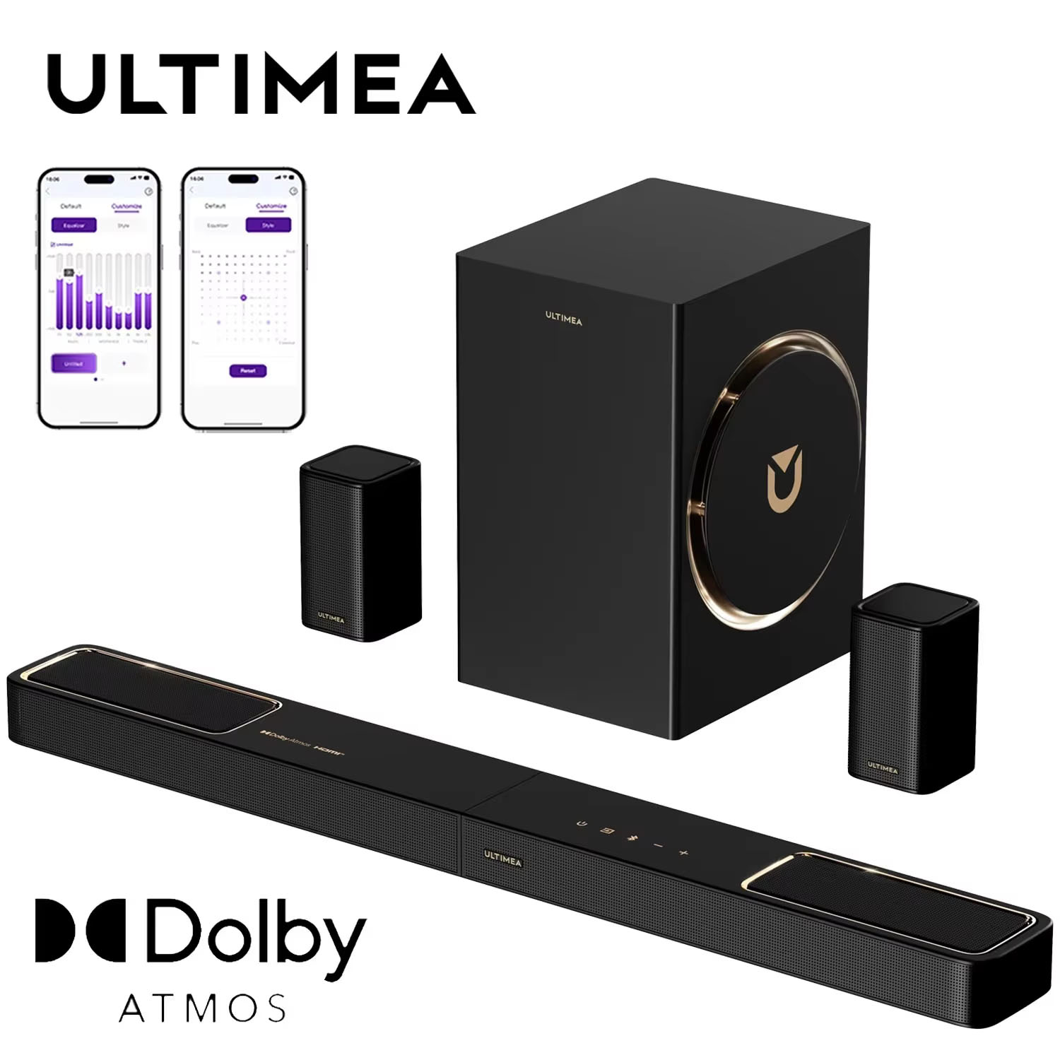 ULTIMEA Skywave F40 Boom 5.1.2 - Home Cinema Ultimea avaliação e preço