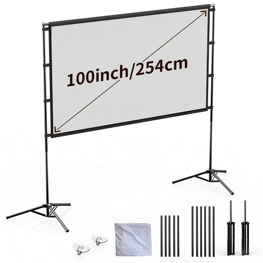 Tela de Projeção XBJ 100 Poleg - Home Cinema Projector 4K avaliação e preço