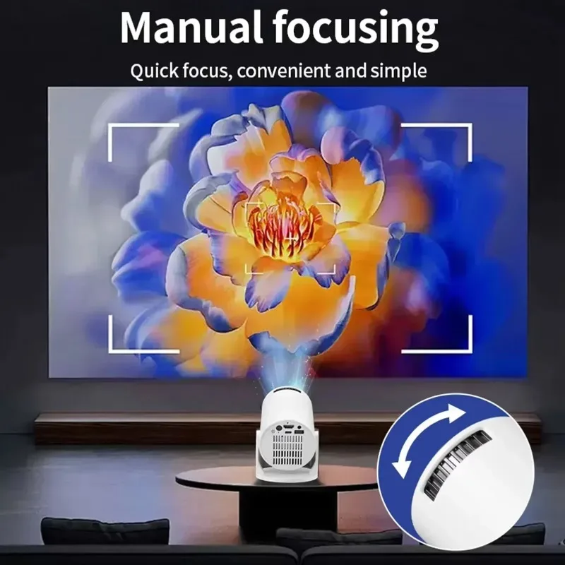Novo Projetor Mini HY300 4K An - Home Cinema Projector 4K avaliação e preço
