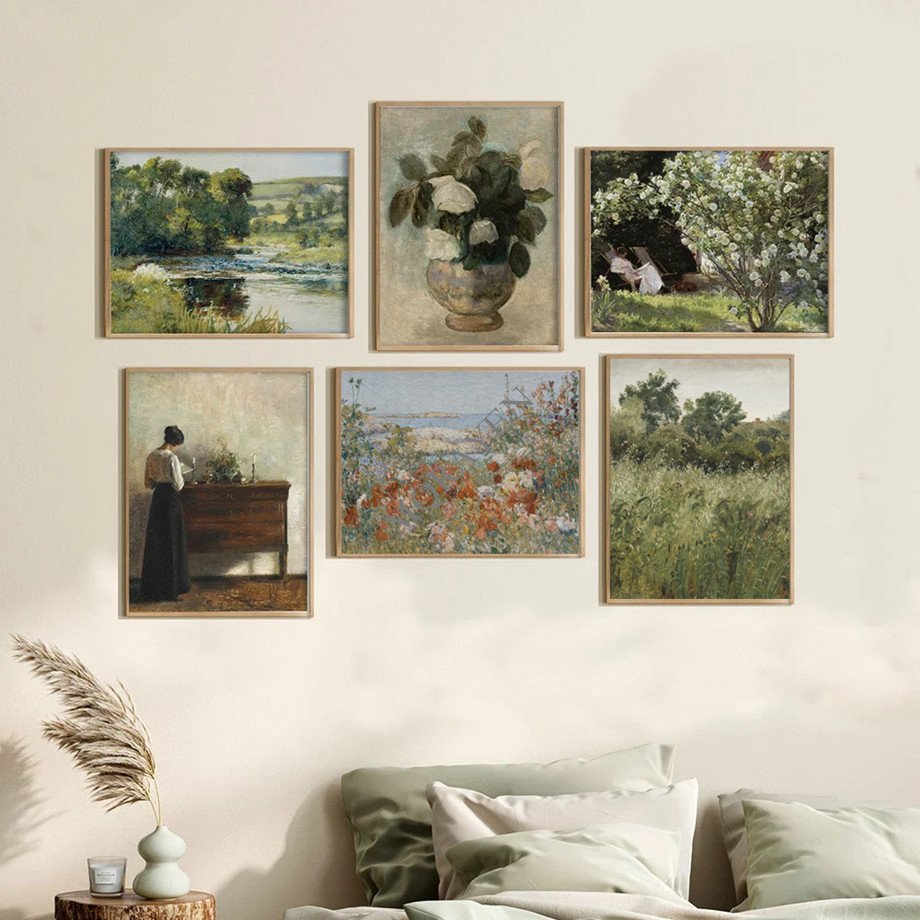 Arte de parede com paisagem na - Home Cinema Wall Art avaliação e preço
