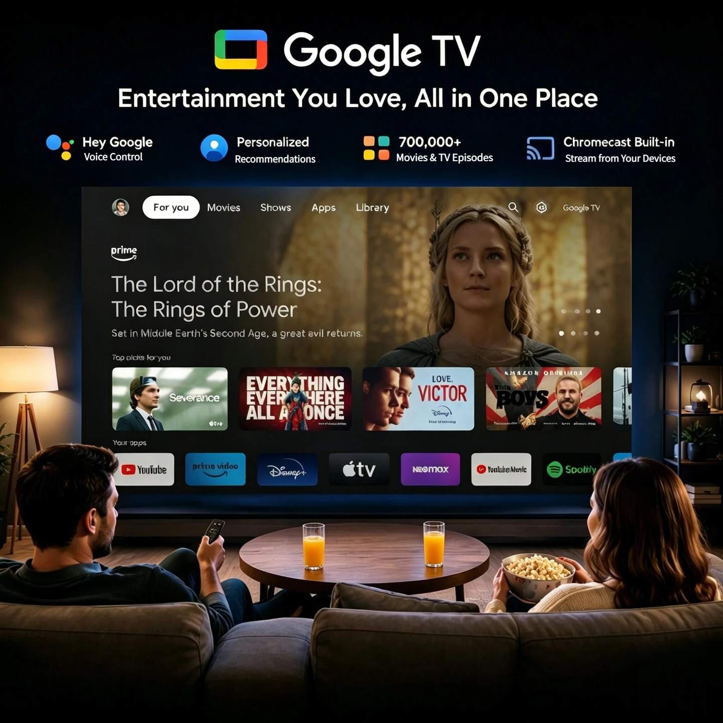 Novo Projetor Google TV 4200AN - Home Cinema Experience avaliação e preço