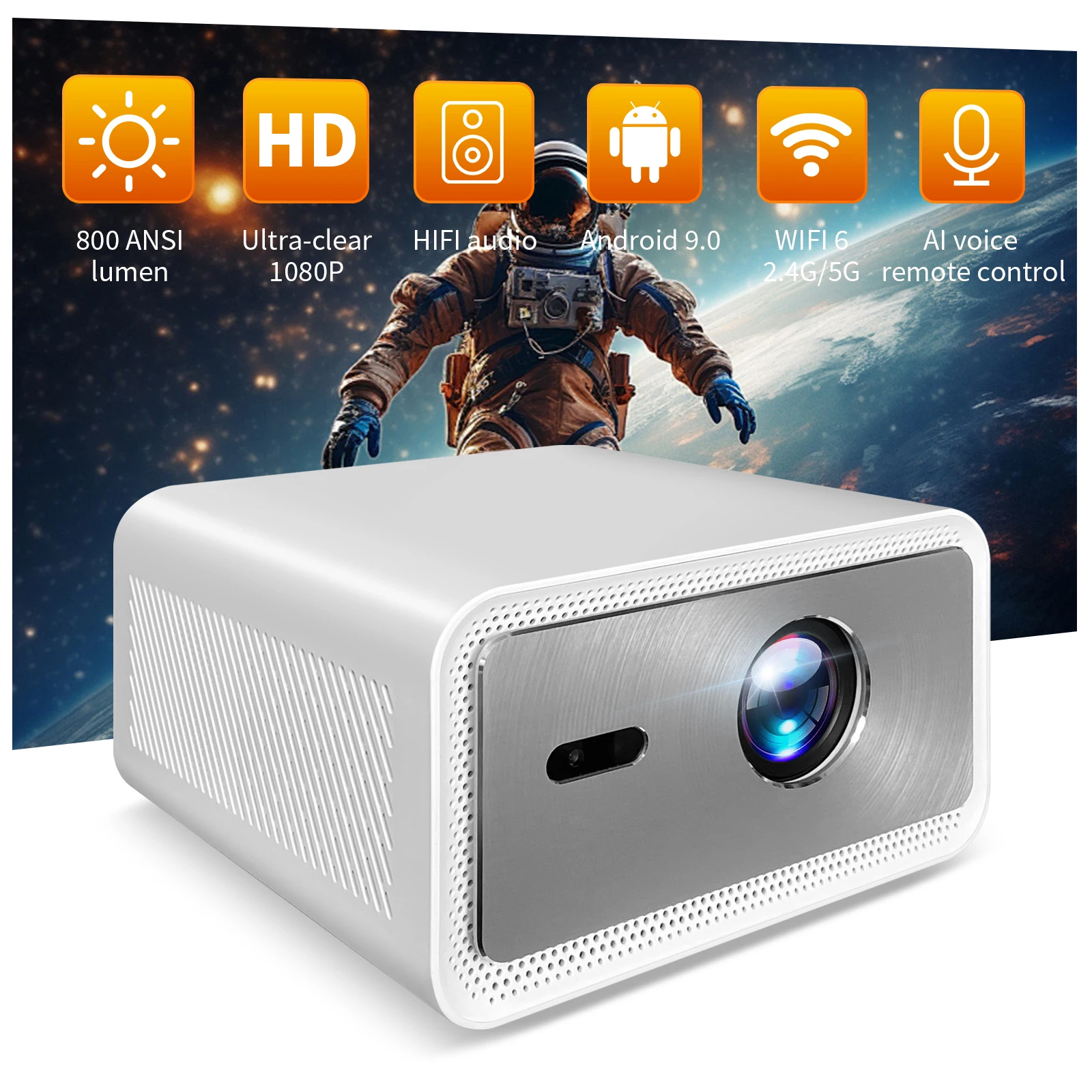 Projetor 4K Ultra HD 2025 com  - Home Cinema Experience avaliação e preço