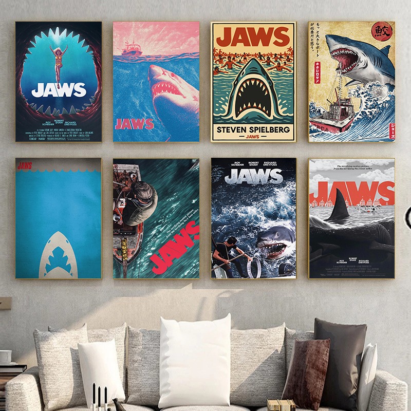 Pôster do Filme Jaws Vintage,  - Home Cinema Ultimea avaliação e preço