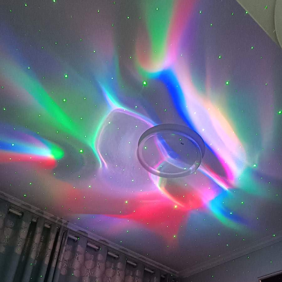 Sa204 rgb led motivo aurora pr - Home Cinema Led Projector avaliação e preço