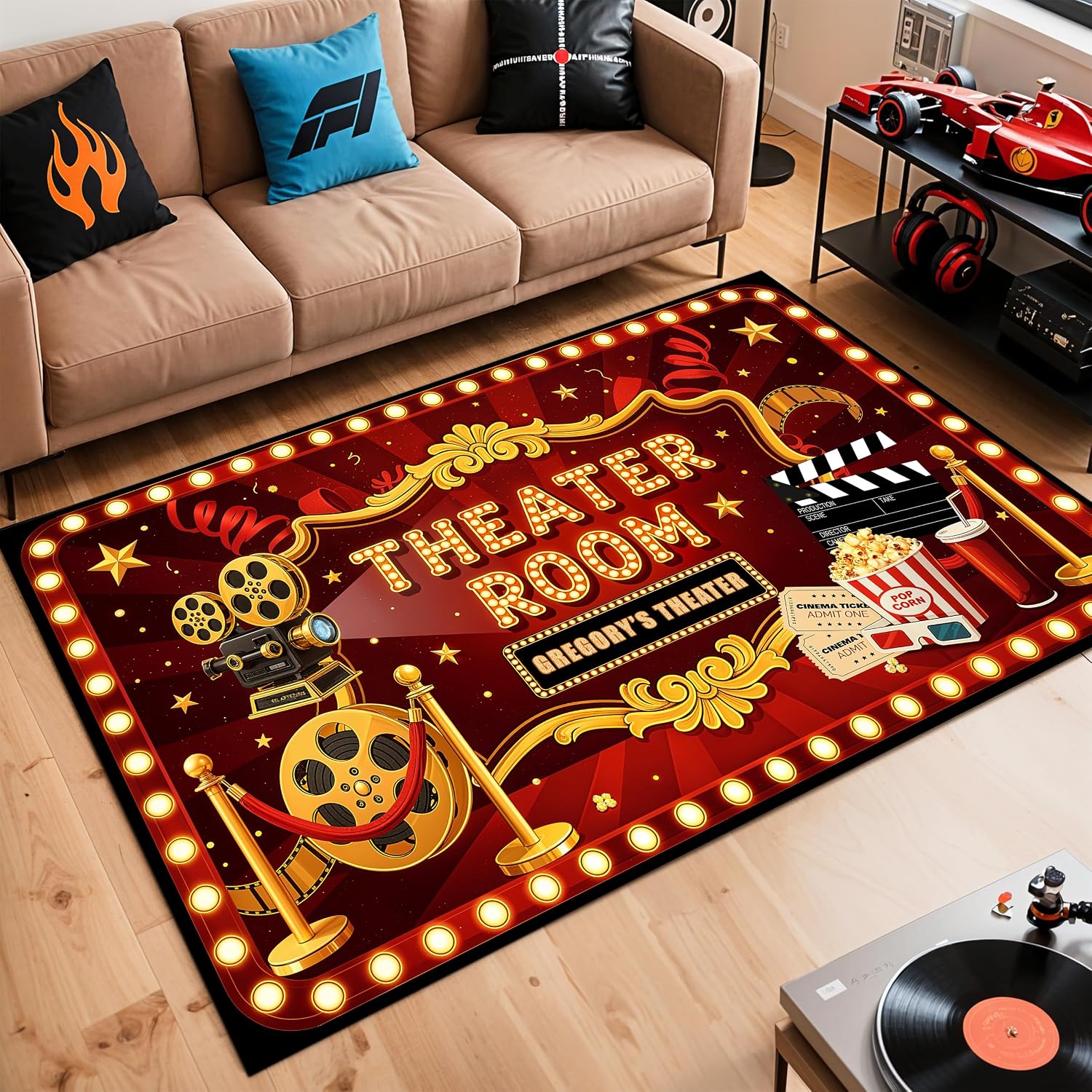 Tapete de Cinema Personalizado - Home Cinema Experience avaliação e preço
