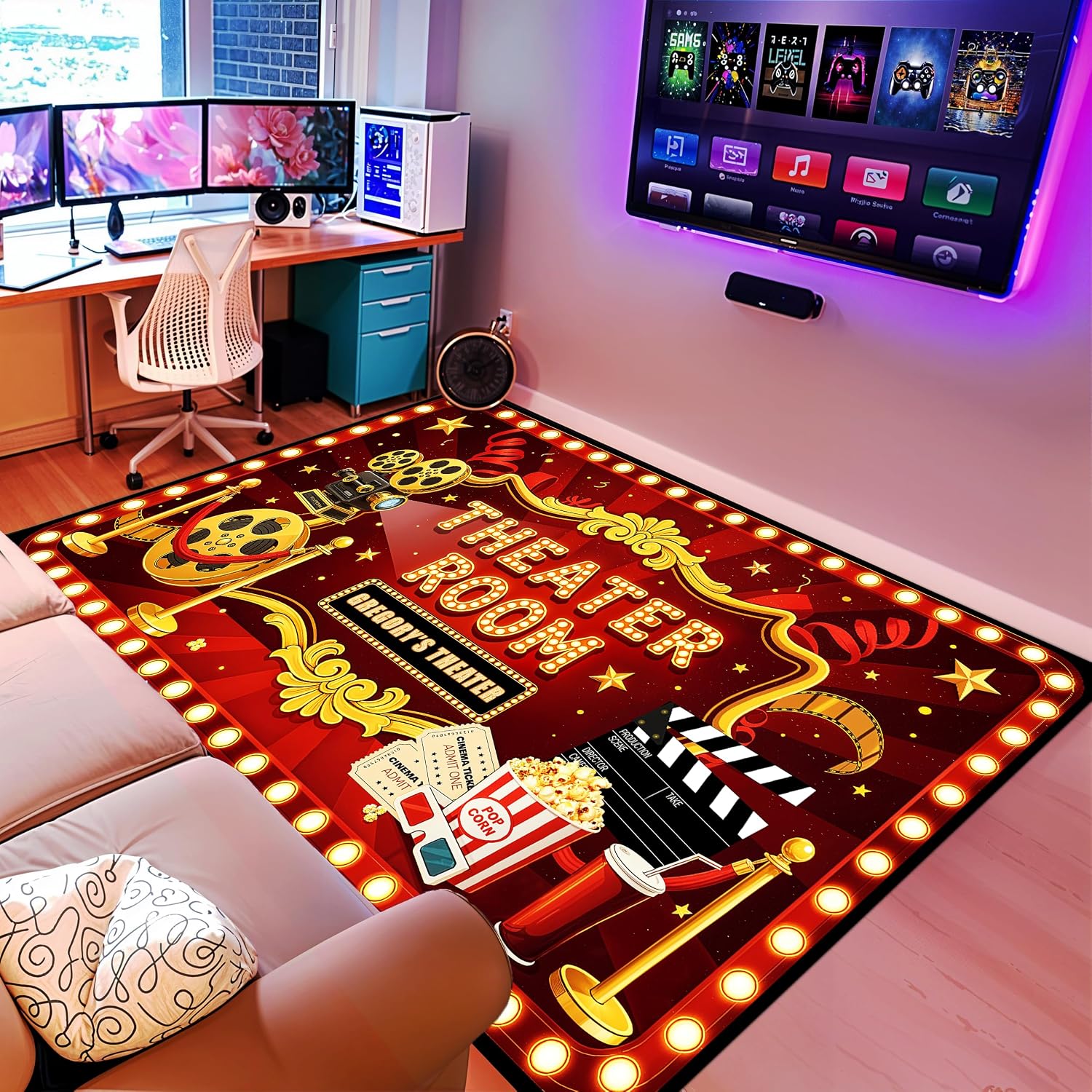 Tapete de Cinema Personalizado - Home Cinema Experience avaliação e preço