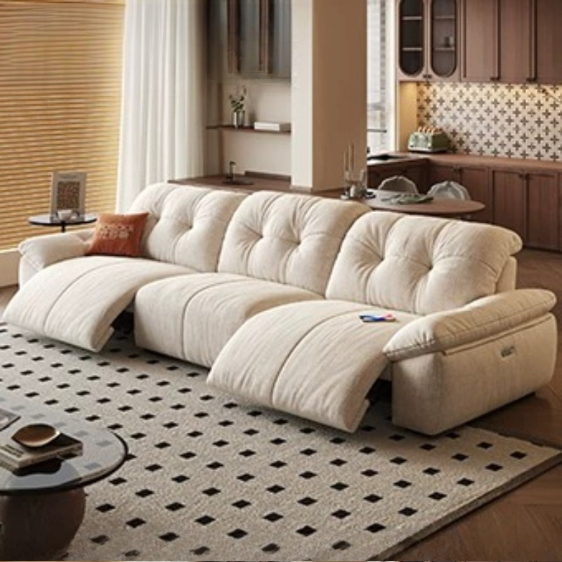 Sofá Moderno Branco Elétrico M - Home Cinema Room Design avaliação e preço